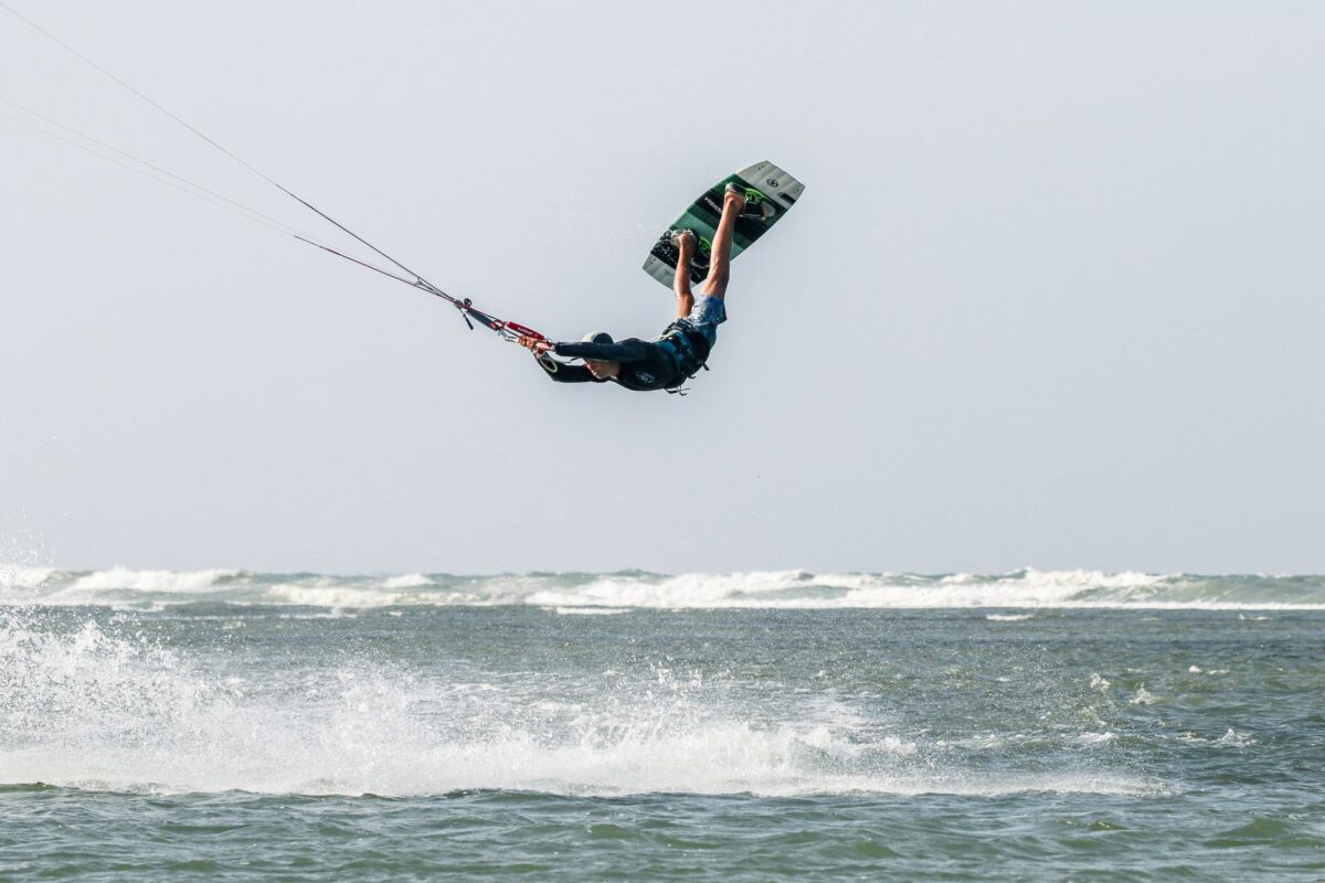 kitesurf saut jumps sécurité préparer réception