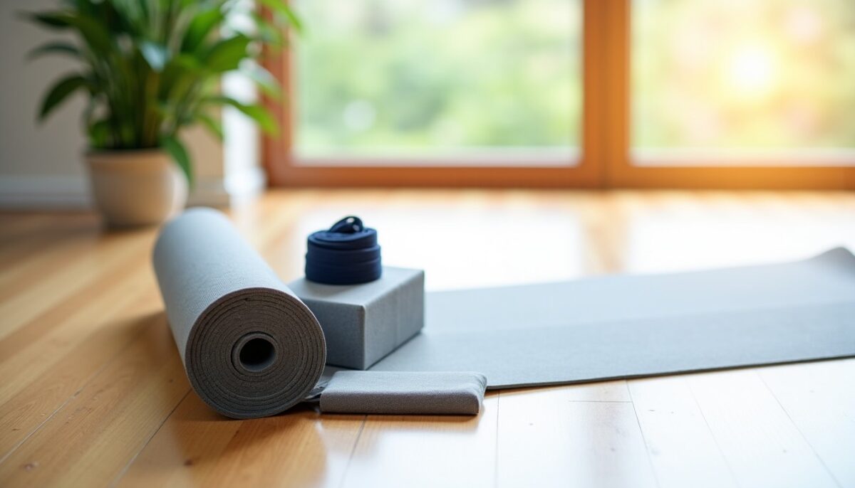 Équipement de yoga pour débuter : les indispensables qui évitent les achats inutiles et douloureux